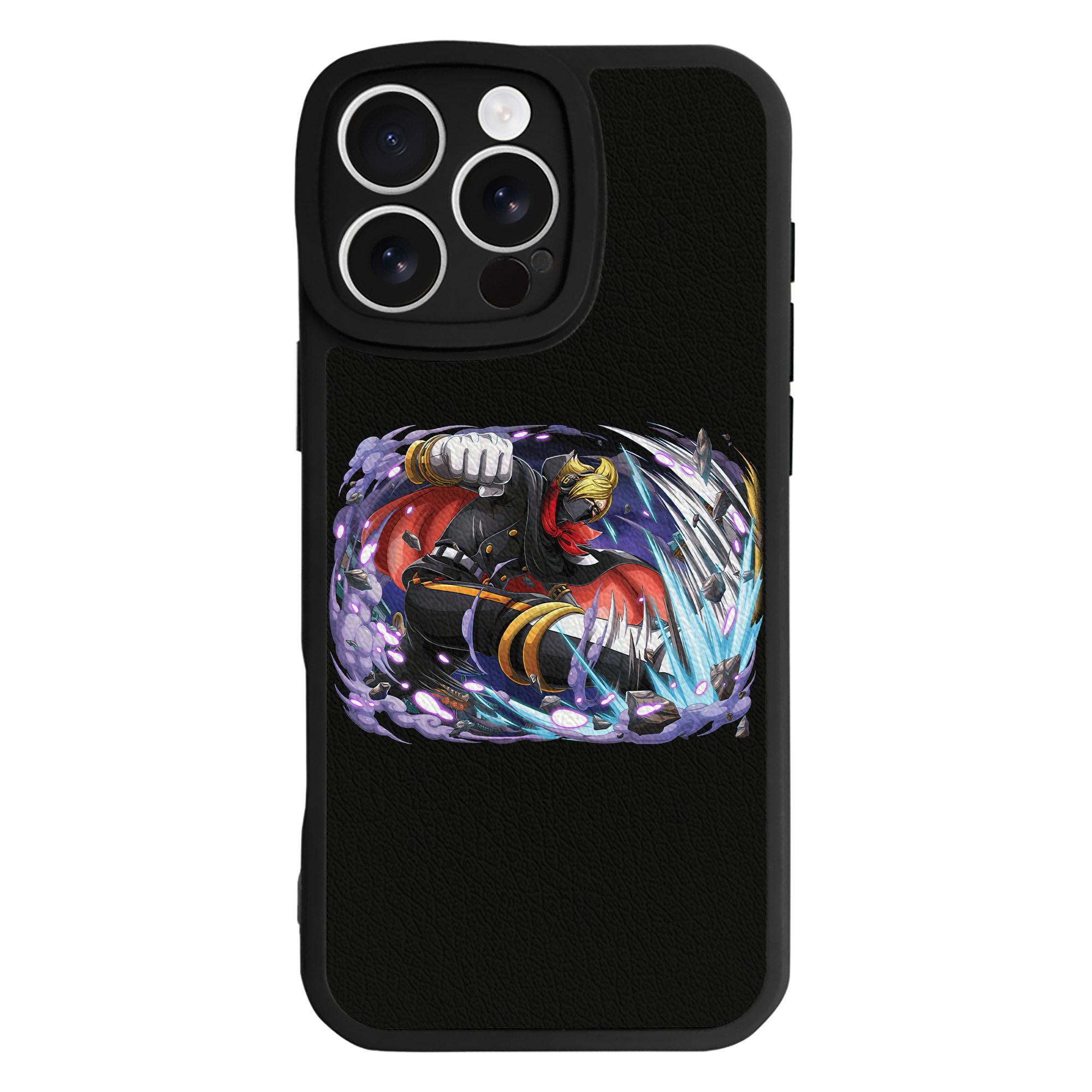 （画像用） ワンピース ロロノア・ゾロ ONE PIECE Roronoa Zoro 【iPhone 16シリーズ対応】シリコンスマホケース（レザー調） 材質：シリコン